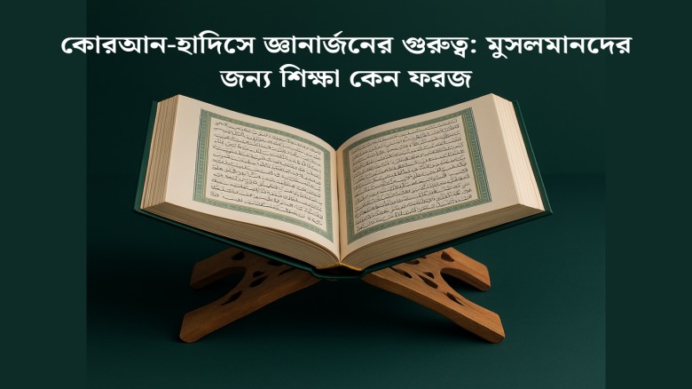কোরআন-হাদিসে জ্ঞানার্জনের গুরুত্ব: মুসলমানদের জন্য শিক্ষা কেন ফরজ।