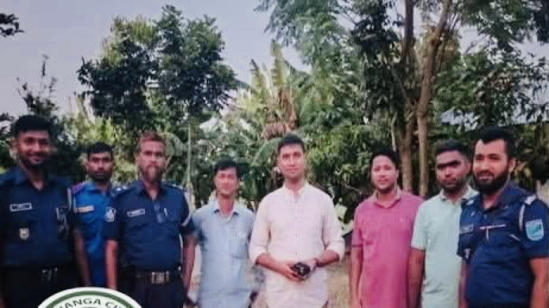 ভাঙ্গায় অবৈধ বালু উত্তোলনের দায়ে মোবাইল কোর্টের অভিযান।